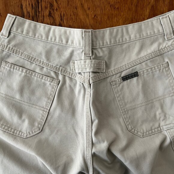 Lee Women's Carpenter Pants, Lee Riveted, Khaki Color, Size 14 Petite. EUC! - Picture 13 of 15